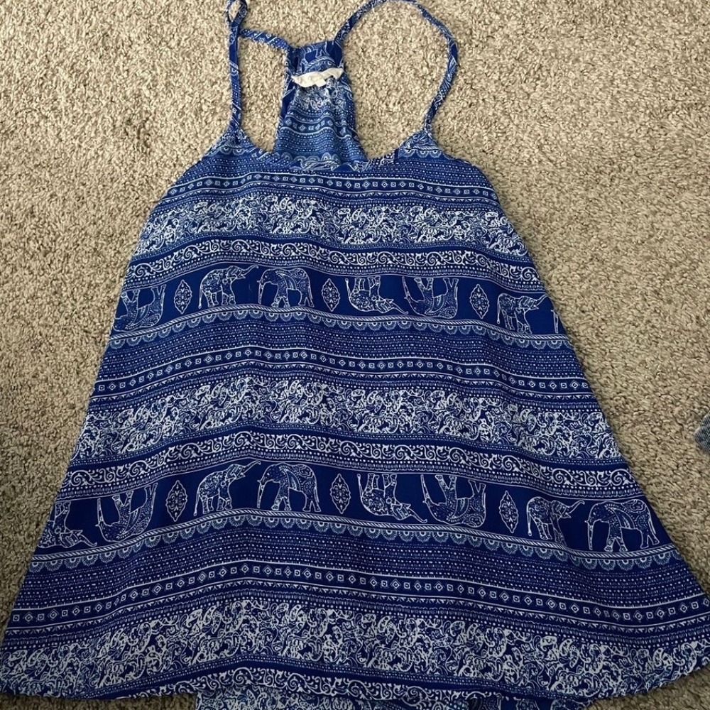 Blue Nabee Boho Tank Top